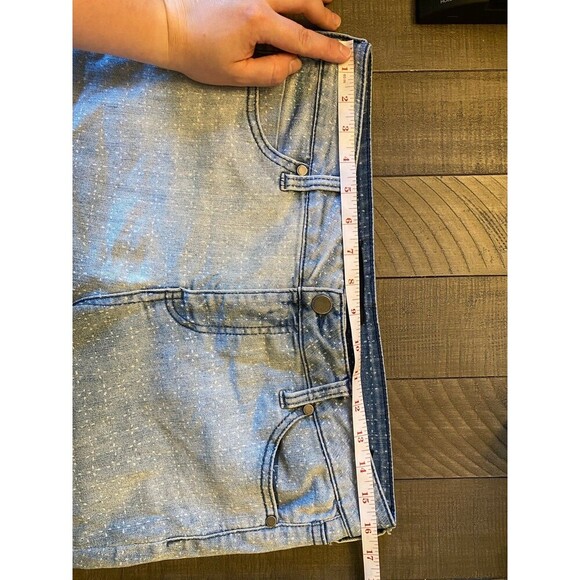 Liverpool patterned jean shorts - Picture 6 of 7